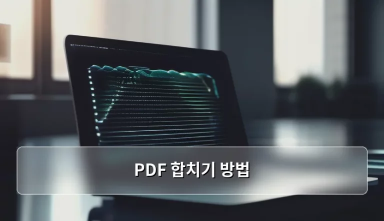 PDF 합치기 방법 및 상황별 최적 도구 가이드