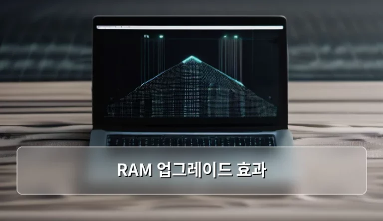 PC 성능 향상을 위한 RAM 업그레이드 효과 분석