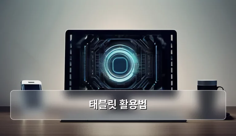 태블릿 활용법 생산성을 높이는 스마트한 사용 가이드