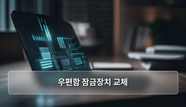 우편함 잠금장치 교체 방법과 주의사항 정리
