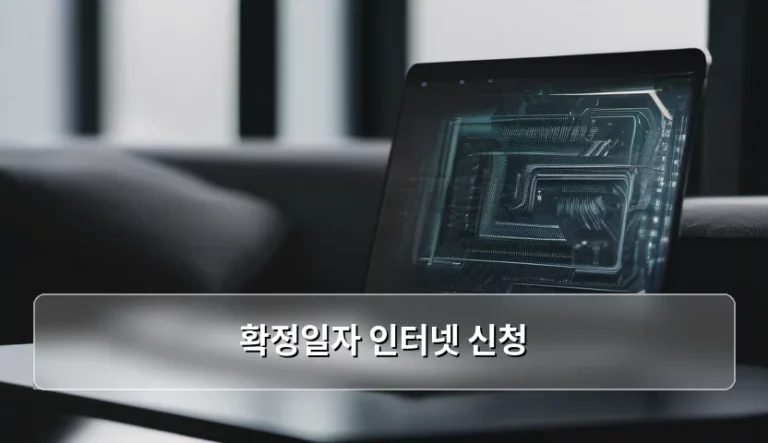 확정일자 인터넷 신청 방법 및 주의사항 총정리