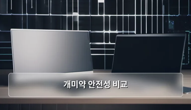개미약 안전성 비교 및 종류별 특징 정리