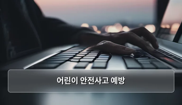스마트 홈 기술을 활용한 어린이 안전사고 예방 가이드