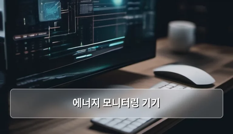 스마트한 전기 요금 절감을 위한 에너지 모니터링 기기 활용법