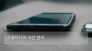 소셜미디어 시간 관리, 나만의 디지털 균형 찾기 가이드