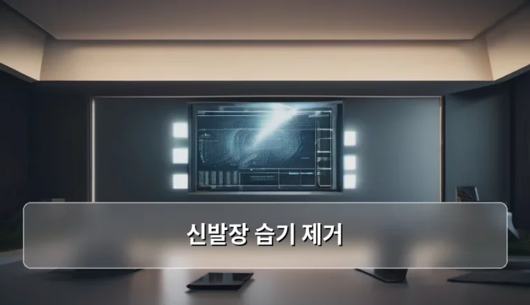 신발장 습기 제거를 위한 디지털 가전과 천연 재료 활용법