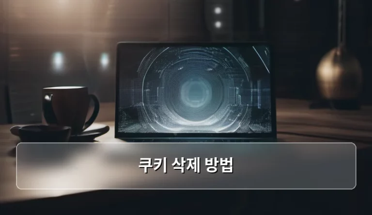 쾌적한 인터넷 환경을 위한 브라우저 쿠키 삭제 방법 완벽 정리