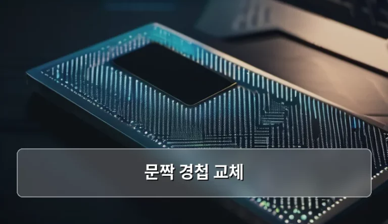 문짝 경첩 교체 방법과 주의사항 정리