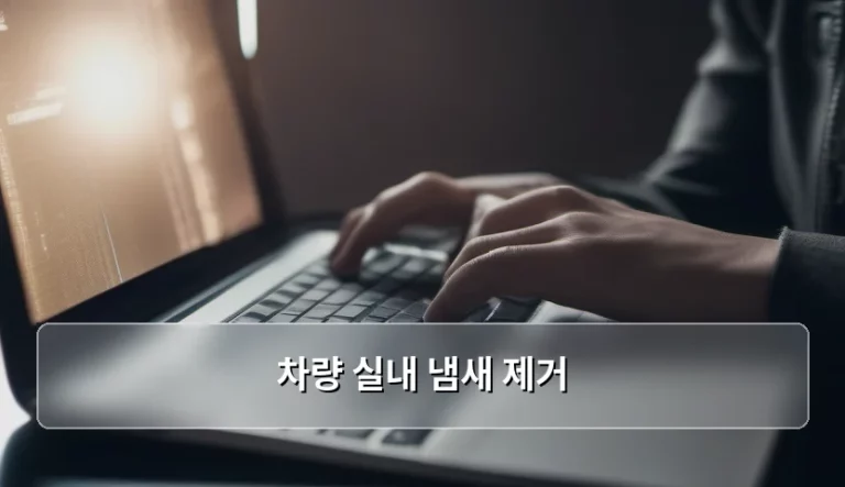 쾌적한 드라이빙을 위한 차량 실내 냄새 제거 완벽 가이드
