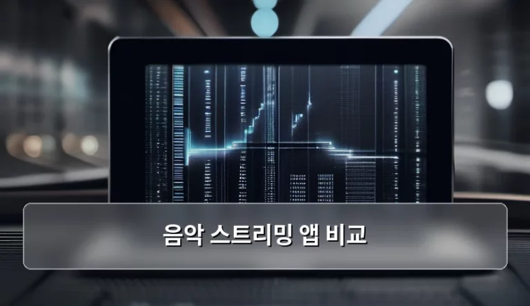 나에게 딱 맞는 음악 스트리밍 앱 비교 가이드