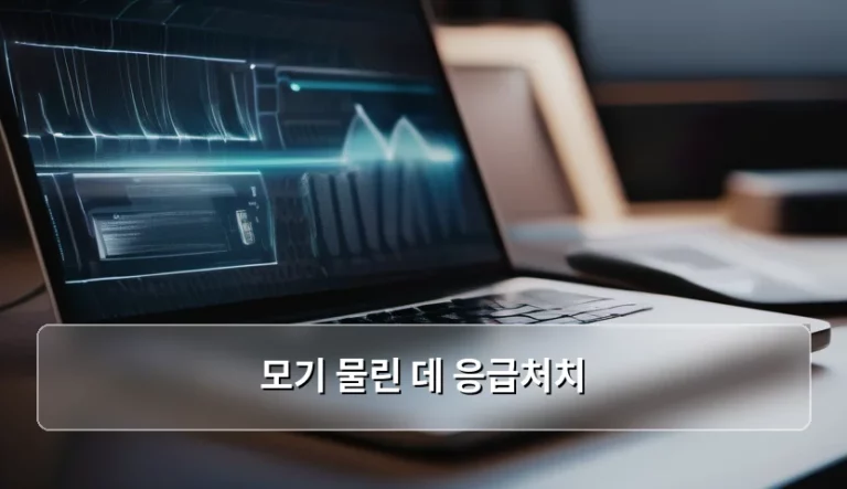 모기 물린 데 응급처치 방법과 주의사항 정리