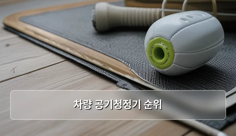2026년 차량 공기청정기 순위 및 현명한 선택 방법