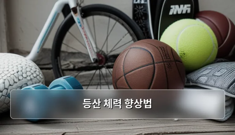 초보자도 쉽게 따라 하는 등산 체력 향상법 가이드