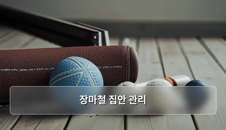 장마철 집안 관리 방법과 쾌적한 환경 유지 팁