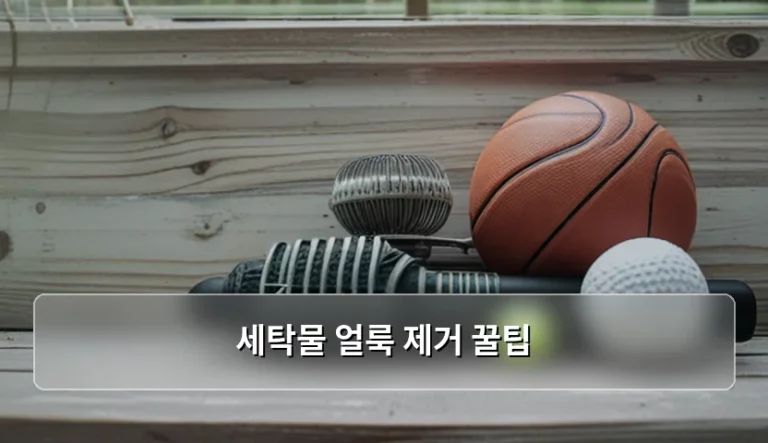 옷감 상하지 않게 지우는 세탁물 얼룩 제거 꿀팁 가이드