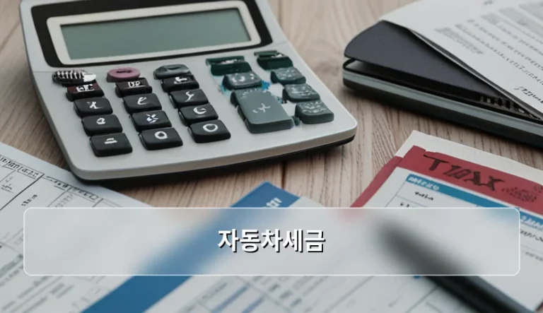 자동차세금 종류와 계산 방법 및 납부 팁 정리