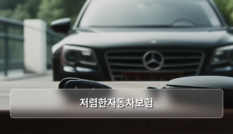 저렴한자동차보험 선택 기준과 비용 절감 방법