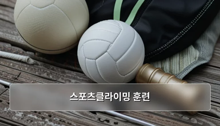 스포츠클라이밍 훈련 단계별 가이드와 부상 방지법