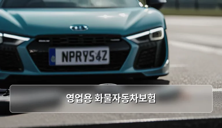 영업용 화물자동차보험 가입 기준과 보험료 절약 방법