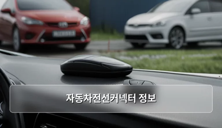 자동차전선커넥터 종류와 선택 및 관리 방법