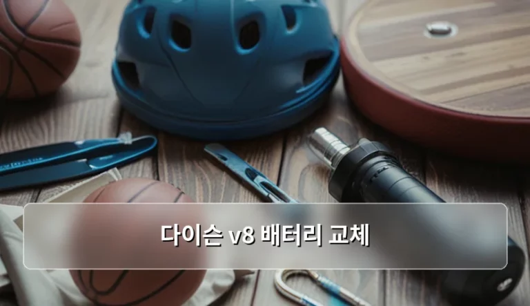 다이슨 v8 배터리 교체 방법과 정품 호환품 선택 기준