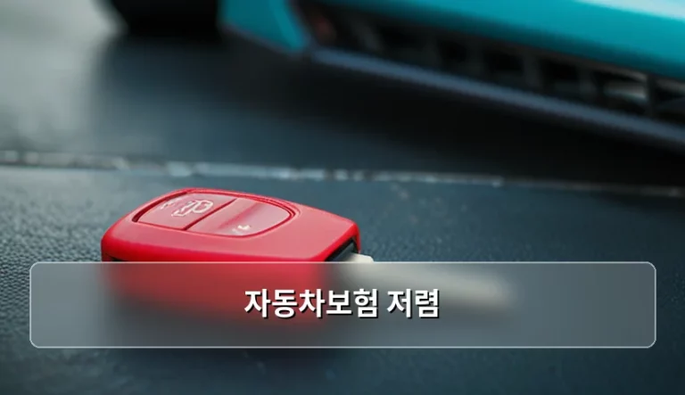 자동차보험 저렴하게 가입하는 방법과 비용 절감 팁