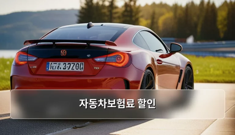 자동차보험료 할인 받는 법과 등급 관리 가이드
