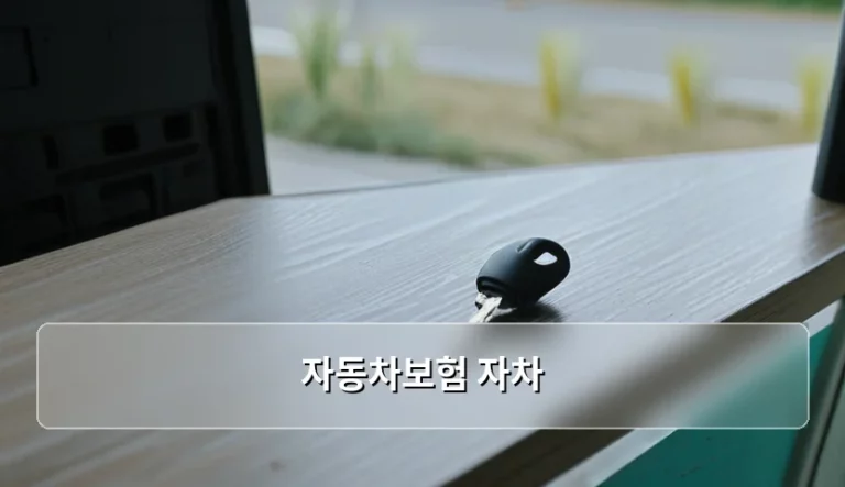 자동차보험 자차 가입 기준과 보상 범위 가이드