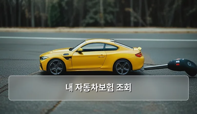내 자동차보험 조회 방법과 보험료 절약 가이드