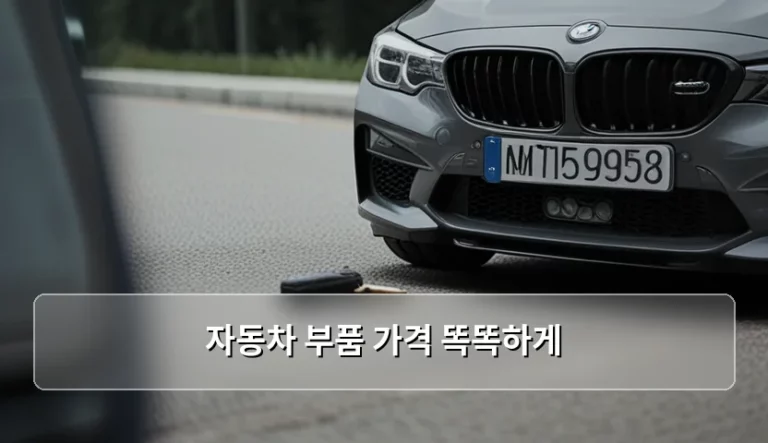 자동차 부품 가격 똑똑하게 절약하는 방법과 선택 기준